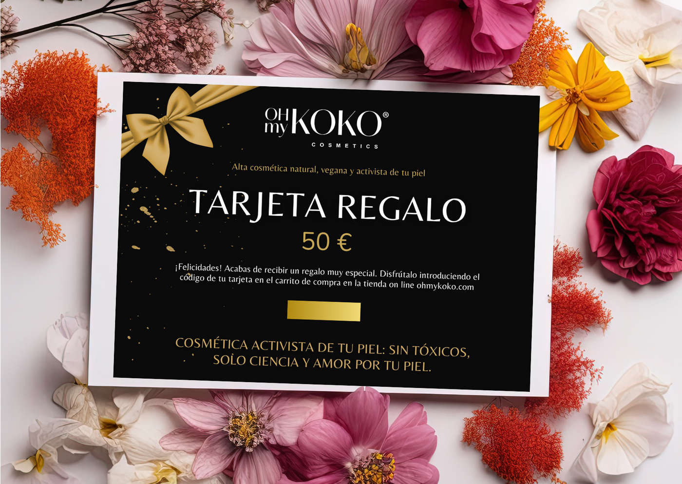 TARJETA DE REGALO SKINCARE 50 €