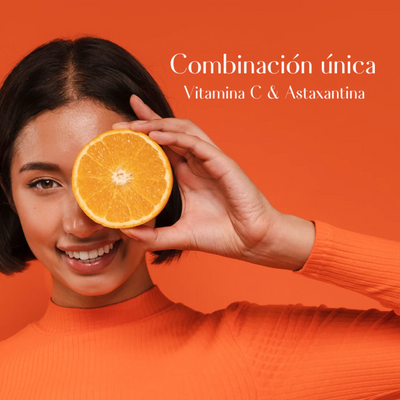 Sérum Facial Iluminador con Vitamina C y Astaxantina 30 ml | Antimanchas y Antiedad | Todas las pieles
