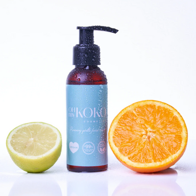Limpiador facial exfoliante diario. 5 AHA frutales, avena. 100 ml. Todas las pieles Limpia, desmaquilla y renueva sin irritar ni resecar