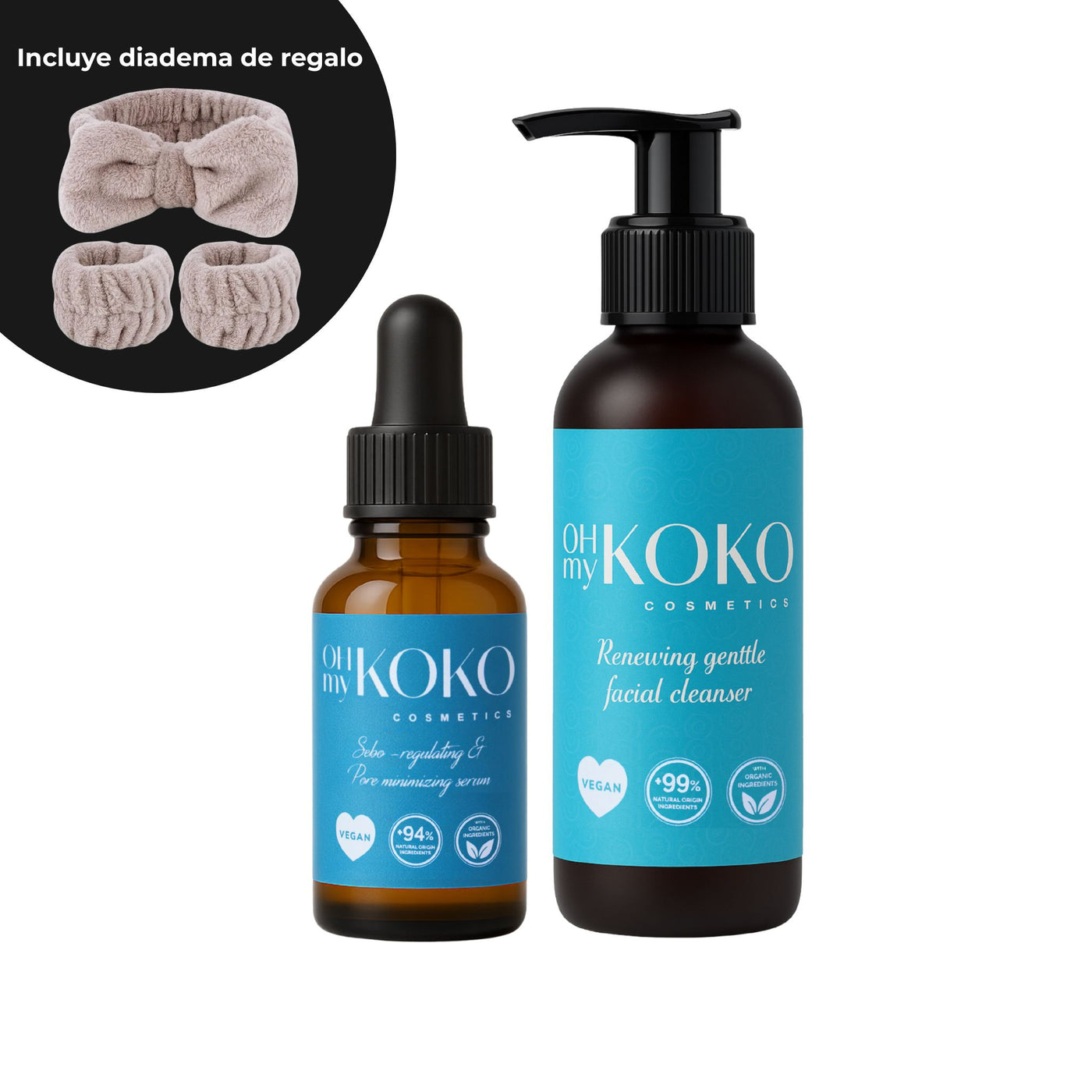Sebum-Regulating Duo – 2 steps to hydrate, combat signs of aging and shine